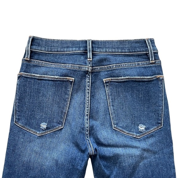 FRAME Le High Skinny Ankle Distressed Jeans in Clyde Size 27 - Picture 7 of 9
